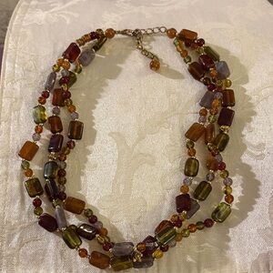 Elegant Multicolor Beaded Necklace